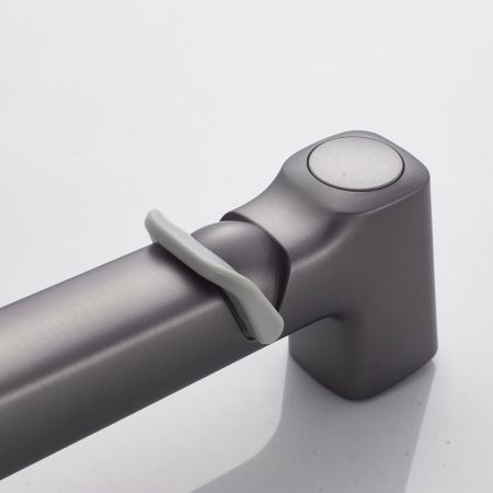 Гигиенический душ со смесителем Shevanik S6805T, оружейная сталь