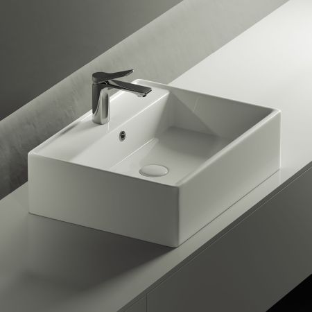 Умывальник чаша накладная прямоугольная Element 590*450*160мм CN6046, артикул CN6046