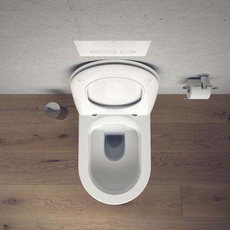 Duravit Soleil by Starck Унитаз напольный  370х600мм, безободковый, слив универсальный,  Weiß Hochglanz, HyG, цвет белый, артикул 2010090000