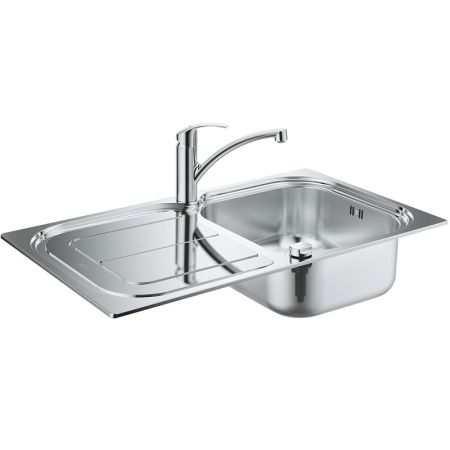 Кухонная мойка со смесителем Grohe K300 31565SD0 Матовая сталь