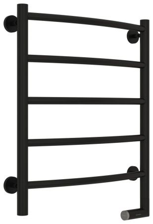 Полотенцесушитель электрический "ГАЛАНТ 2.0" 600х500 / МЭМ правый (Матовый Чёрный)