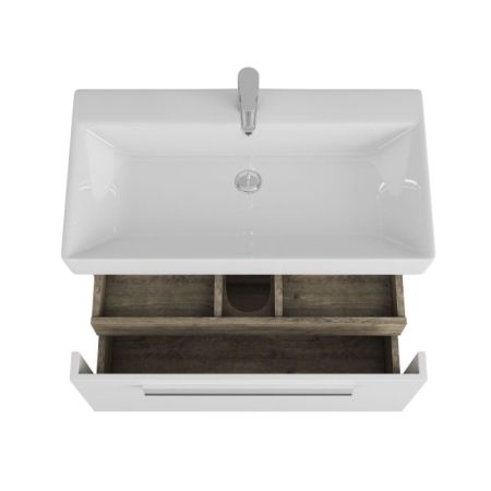 Тумба под раковину Owl 1975 Ragnar 85 OW020100 подвесная Белая, артикул OW020100