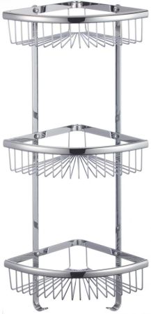 Полка решетка угловая тройная Savol (S-5854-3), артикул S-5854-3