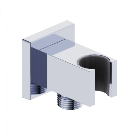 Шланговое подключение с держателем WONZON & WOGHAND, Хром (WW-HZ2312-CR), артикул WW-HZ2312-CR