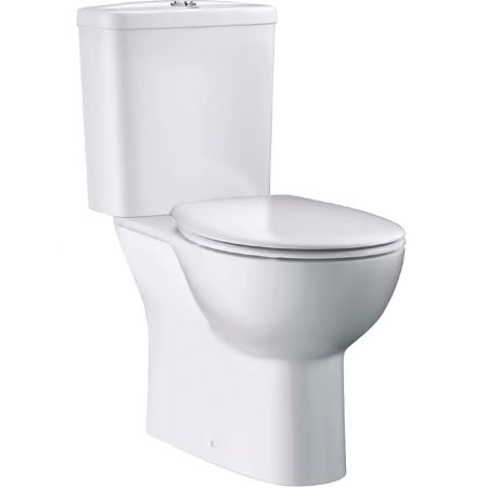 Унитаз напольный GROHE BAU CERAMIC 39349000 Rim гор. вып. 62*35,6 (белый), шт, артикул 39349000