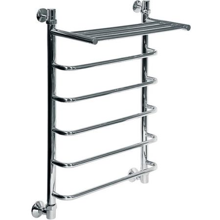 Водяной полотенцесушитель Ника Quadro Л90/ВП 80x60 с полкой Хром