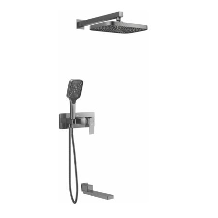 Душевая система встраиваемая Rose R1035T, пепельный, артикул R1035T