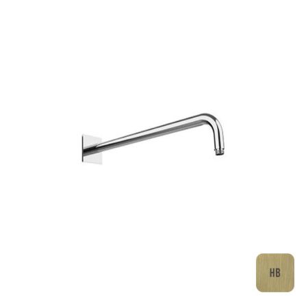 Держатель верхнего душа, Almar, Shower Arms, вид-настенный, вынос, мм-420, с квадратным отражателем, цвет-High Brass Brushed PVD, артикул E021116.HB