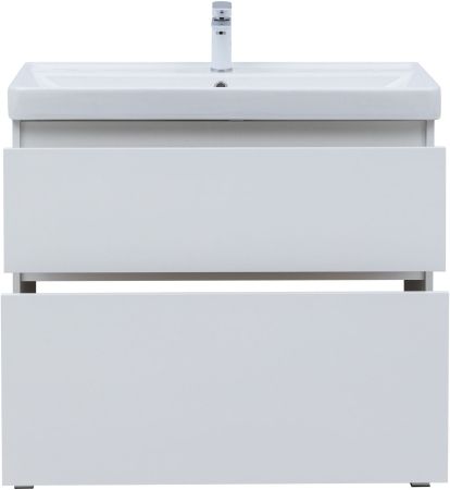 Тумба под раковину Aquanet Вега 90 напольная, белый глянец