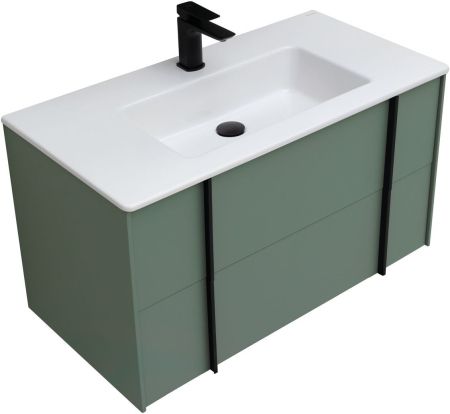 Тумба под раковину Allen Brau Reality 90 1.32006.CGM олива матовый, артикул 1.32006.CGM