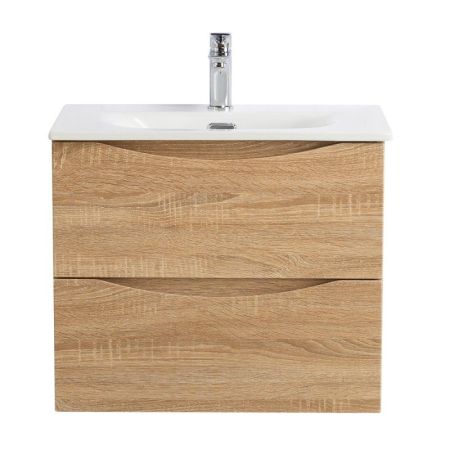 MARINO-CER-MINI База под раковину подвесная с двумя выкатными ящиками, Rovere Rustico, 596x390x500, MARINO-CER-MINI-600-2C-SO-RR-P, артикул MARINO-CER-MINI-600-2C-SO-RR-P