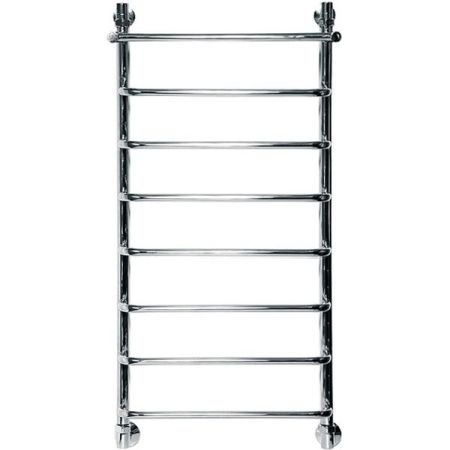 Водяной полотенцесушитель Ника Quadro Л90/ВП 120x40 с полкой Хром, артикул Л90*/ВП 120x40