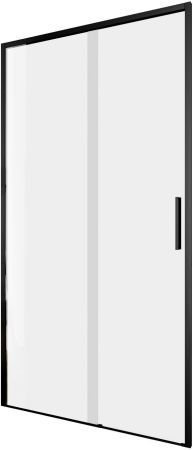 Душевая дверь Aquanet Pleasure Evo 100 AE65-N100-BT профиль черный, прозрачное стекло, артикул AE65-N100-BT