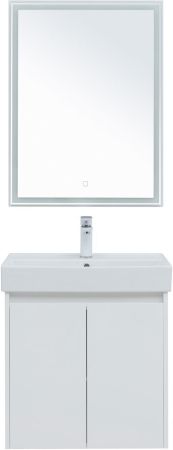 Мебель для ванной Aquanet Nova Lite 60 белый глянец (2 дверцы), артикул 00302532