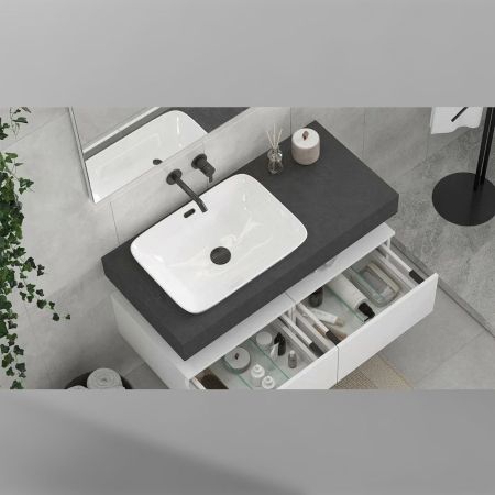 Столешница Velvex Unit 120, графит, артикул st.UNI.120-627