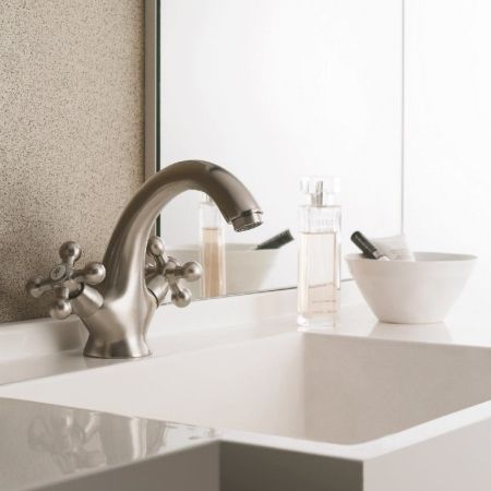 Смеситель для раковины Cron CN1019-5, сатин