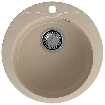 Кухонная мойка GranFest RONDO 480, кашемир