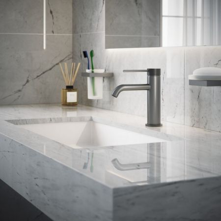 Смеситель для раковины Timo Saona черное золото (2461/18F), артикул 2461/18F