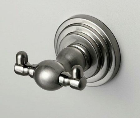 Двойной крючок WasserKRAFT Ammer K-7023D Хром матовый, артикул K-7023D