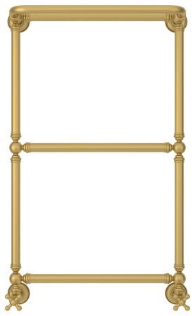 Полотенцесушитель водяной "Ренессанс 1386" 860х500 (Матовое ЗОЛОТО), артикул 032-0281-8650