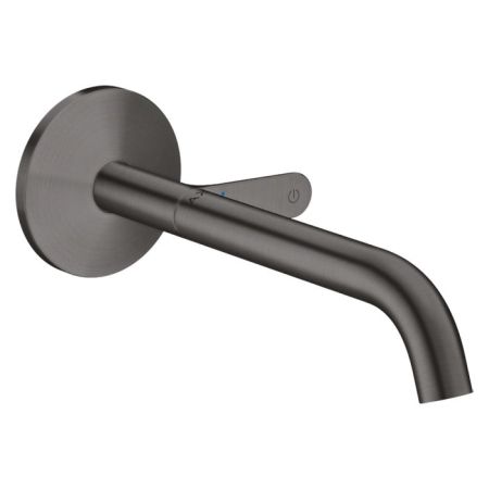 AX One Смеситель для раковины Sel, настенный, цвет шлифованный черный хром, артикул 48112340