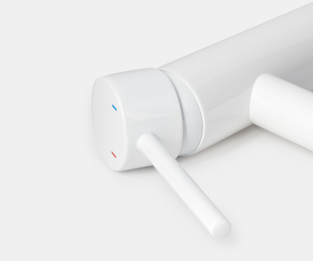 Смеситель для раковины Bronze de Luxe SCANDI 1451W, белый, артикул 1451W