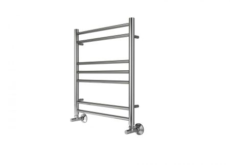 Полотенцесушитель водяной Aquatek (Акватек) Либерти П7 500х600 мм, подключение нижнее/диагональное, сверхпрочная пищевая нержавеющая сталь AISI 304L, гарантия 10 лет, артикул AQ RR0760CH