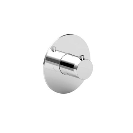 Смеситель для душа, Fantini, Nostromo, тип регулирования воды-термостатический картридж, монтаж-вертикальный встраиваемый (настенный), отверстия для монтажа-1, внутренняя часть-необходимо заказать, звукоизолированные, без запорного вентиля (заказывается о, артикул 87 02 G500B