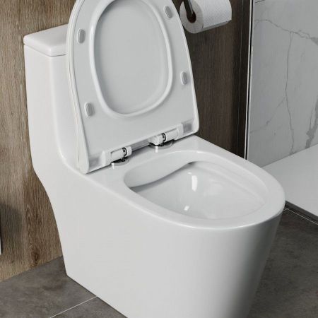 Унитаз напольный Maretti Florenza безободковый с микролифтом, FL10MNBM17-844, белый