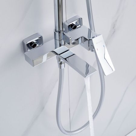 Душевая система Shevanik S4436, хром