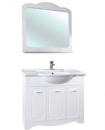 Зеркало Bellezza Кантри 95 Белое