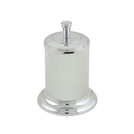 FORTUNA Баночка высокая H16 cм. с крышкой, хром, артикул 28337