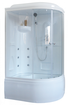 Душевая кабина Royal Bath RB 8120BK2-T (прозрачное) левая, артикул RB8120BK2-T-L