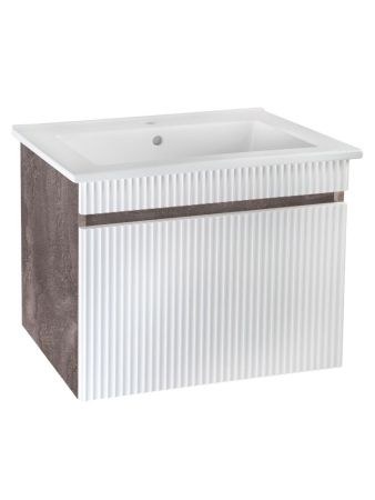 Тумба Runo Модена 75 железный камень под умывальник 00-00001022 (Оскар 75) (00-00001426), артикул 00-00001426