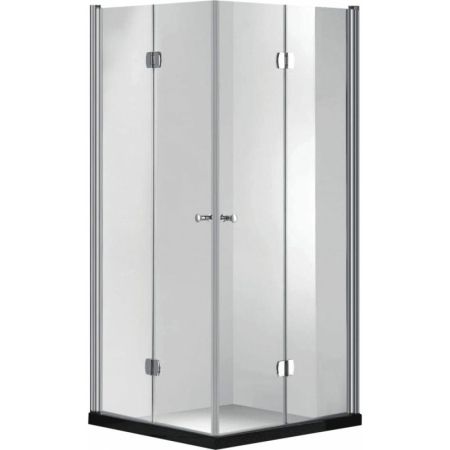 Душевой уголок Gemy Dutch Windmill S37193D-S37193A 100х70 профиль Хром стекло прозрачное, артикул S37193D-S37193A