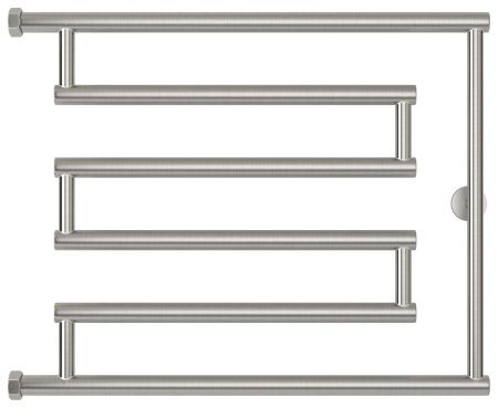 Полотенцесушитель водяной High-Tech model "L+" 500х650 (Сатин)