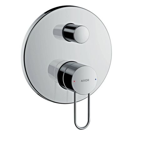 AX Uno Встраиваемый смеситель для ванны однорычажный (внешняя часть), цвет: хром