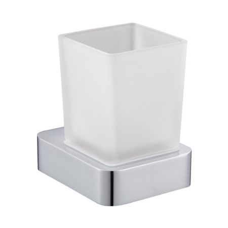 Стакан для зубных щеток с держателем WONZON & WOGHAND, Хром (WW-9521), артикул WW-9521