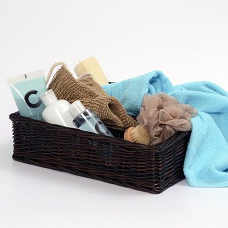 Плетеная корзина WasserKRAFT Neime WB-190-L Коричневая, артикул WB-190-L