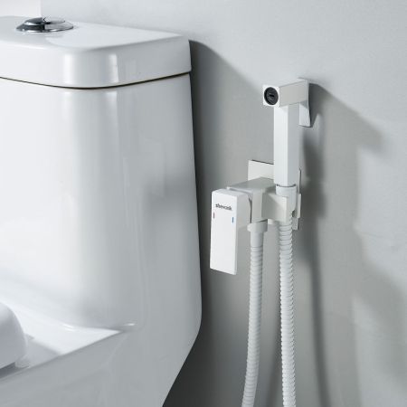 Гигиенический душ со смесителем Shevanik S127C, белый