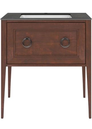 Тумба PLAZA Classic напольная с ящиком 80, орех, артикул PL.C.80.1\NUT