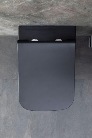 Чаша подвесного унитаза Allen Brau Infinity 4.21011.31 черный матовый, артикул 4.21011.31