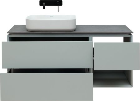 Тумба под раковину Allen Brau Infinity 120 1.21005.PWM L папирус матовый, артикул 1.21005.PWM