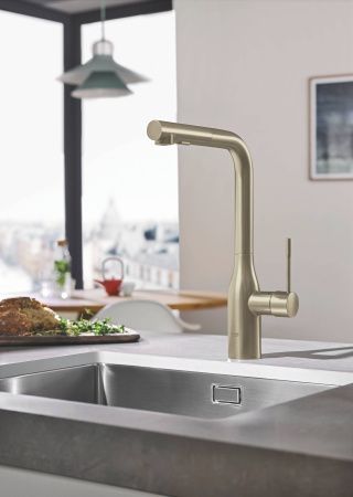 Смеситель для кухни GROHE Essence New, никель матовый (30270EN0) Смеситель для кухни GROHE Essence New, никель матовый (30270EN0)