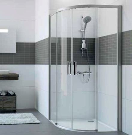 Душевое ограждение Huppe Classics 2 C20612.069.321 Серебряный профиль с прозрачным стеклом, артикул C20612.069.321