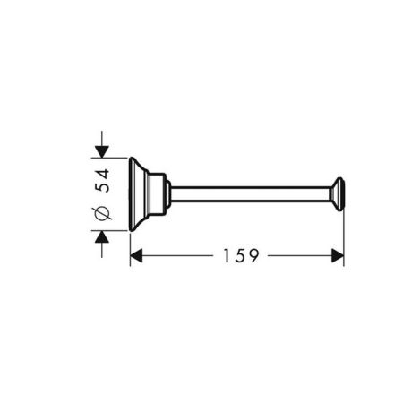 AX Montreux Держатель ​для ​туалетной​ бумаги​, цвет: полированное золото, артикул 42028990