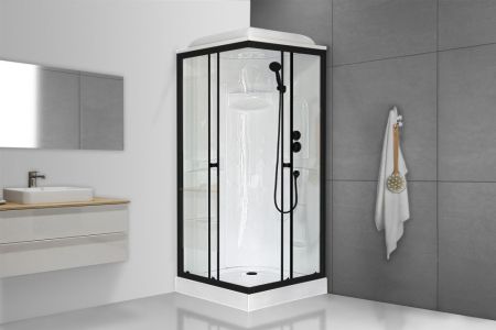 Душевая кабина Royal Bath RB 80HP1-T-BL (прозрачное), артикул RB80HP1-T-BL