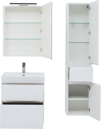 Тумба с раковиной Aquanet Бруклин 70 белый, артикул 00212597