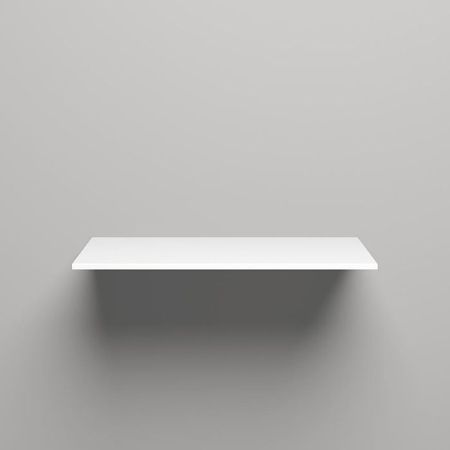 SALINI Столешница 800х500х15 мм, из материалв S-Stone, цвет белый матовый, артикул 200121M