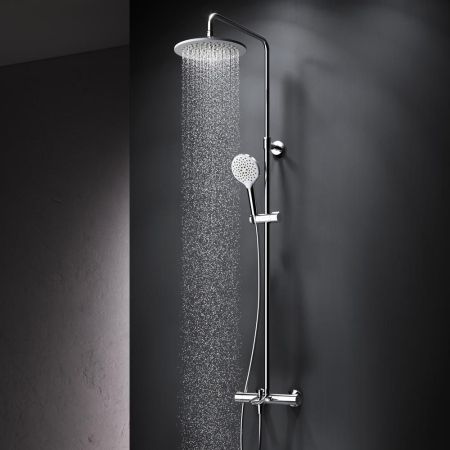 F0780564 Like душ.система, набор: смеситель д/ванны/душа с термостатом, верх.душ.d 250 мм, ручной ду, артикул F0780564